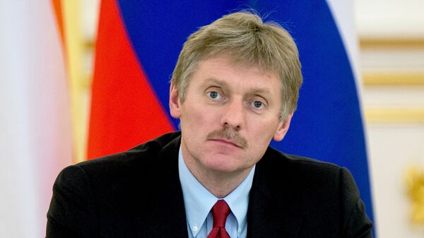 O porta-voz do presidente russo Dmitry Peskov no Kremlin - Sputnik Brasil