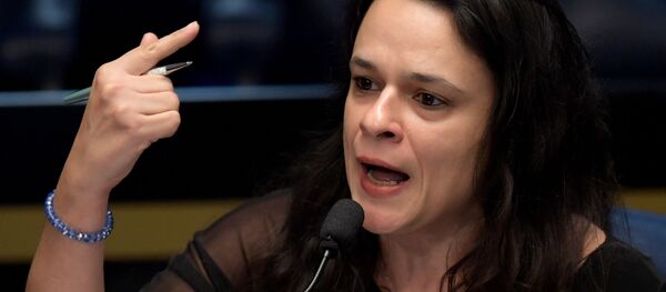 Na foto: Janaína Paschoal fala durante a sessão do impeachment de Dilma Rousseff, em 25 de agosto de 2016 - Sputnik Brasil