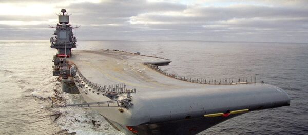 Porta-aviões Almirante Kuznetsov, da Marinha russa Porta-aviões Almirante Kuznetsov, da Marinha russa - Sputnik Brasil