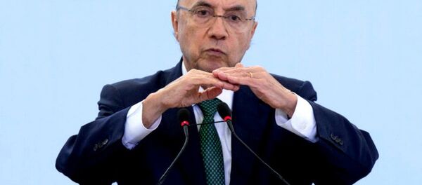 Ministro da Fazenda, Henrique Meirelles - Sputnik Brasil