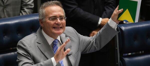 Presidente do Senado Federal Renan Calheiros - Sputnik Brasil