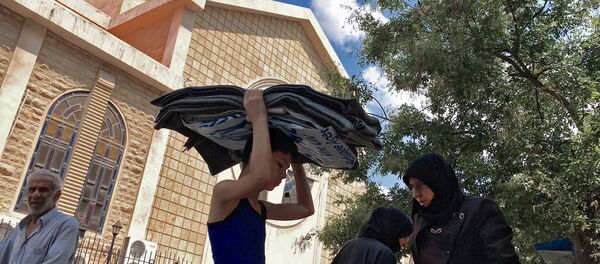 Refugiados do bairro 1070, no sudoeste de Aleppo (Arquivo) - Sputnik Brasil