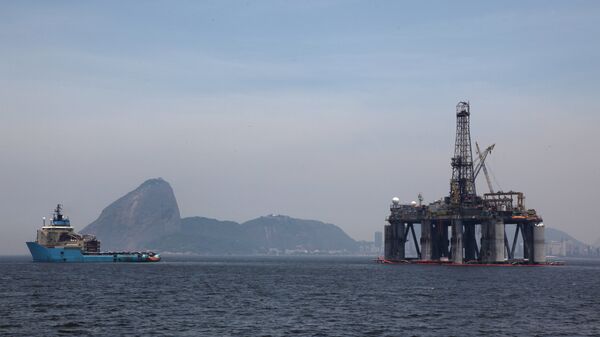 Plataforma petrolífera no Rio de Janeiro (imagem referencial) - Sputnik Brasil