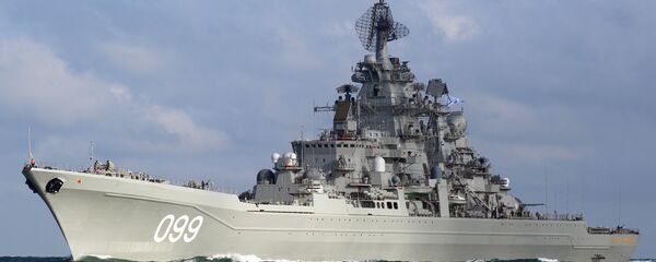 Cruzador pesado Pyotr Veliky - Sputnik Brasil