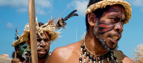 melanésios, habitantes do nordeste da Austrália melanésios, habitantes do nordeste da Austrália - Sputnik Brasil