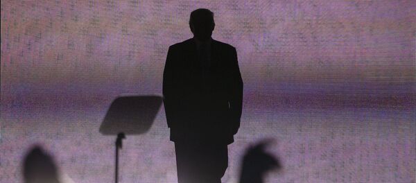 Donald Trump discursa durante o Congresso Nacional republicano em Cleveland - Sputnik Brasil