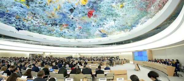 Saguão do Conselho de Direitos Humanos da ONU - Sputnik Brasil