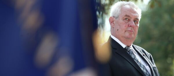 Presidente da República Checa, Milos Zeman - Sputnik Brasil