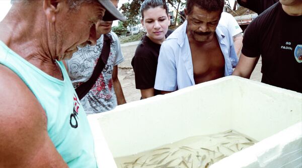 Imagem de arquivo mostra consequências da tragédia de Mariana. - Sputnik Brasil
