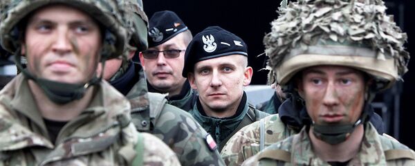 Militares britânicos na Polónia - Sputnik Brasil