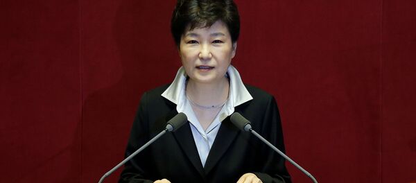 A presidente sul-coreana Park Geun-hye - Sputnik Brasil