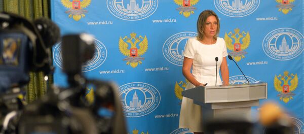 O briefing da representante oficial da chancelaria russa Maria Zakharova - Sputnik Brasil