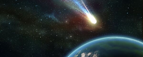 Asteroide se aproximando da Terra (imagem do espaço) - Sputnik Brasil