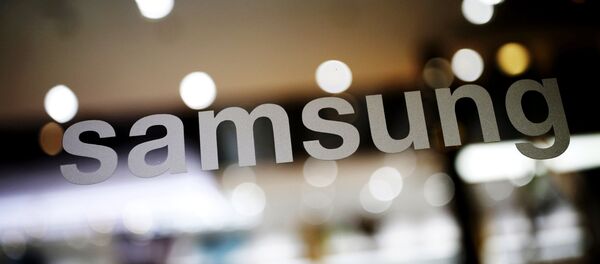 The logo of Samsung Electronic is seen at its headquarters in Seoul, South Korea, in this file photo taken on April 4, 2016. The logo of Samsung Electronic is seen at its headquarters in Seoul, South Korea, in this file photo taken on April 4, 2016. - Sputnik Brasil