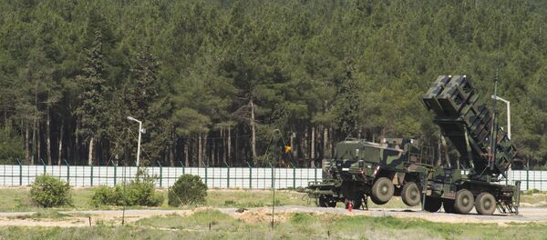 Sistema de defesa antimíssil Patriot instalado no sul da Turquia - Sputnik Brasil