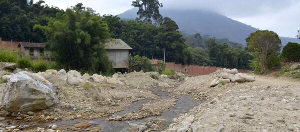 A chuva de janeiro de 2011 deixou cerca de 350 mortos em Teresópolis e destruiu diversos bairros da cidade - Sputnik Brasil