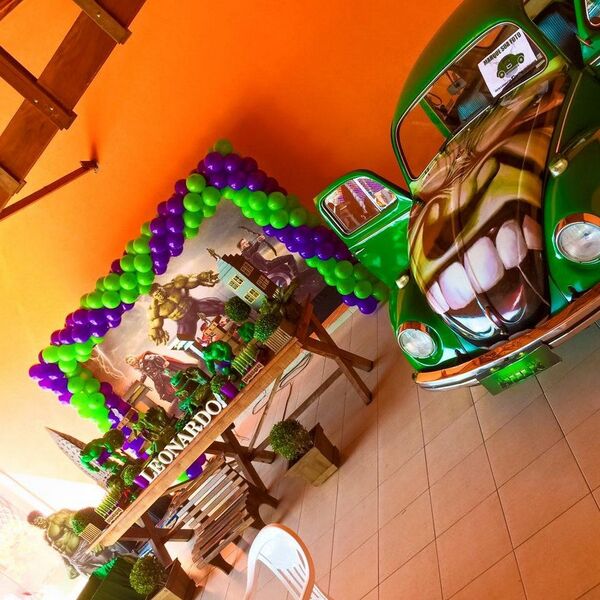 A ideia de Diego Ribas é fazer do Fusca Hulk uma atração em festas e eventos em Campinas - Sputnik Brasil