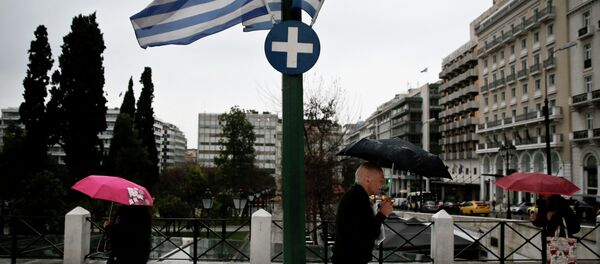 Bandeiras da Grécia, Atenas - Sputnik Brasil