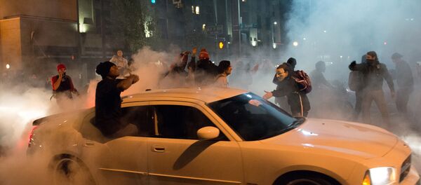 Protesto anti-Trump em Portland, 10 de novembro de 2016 - Sputnik Brasil