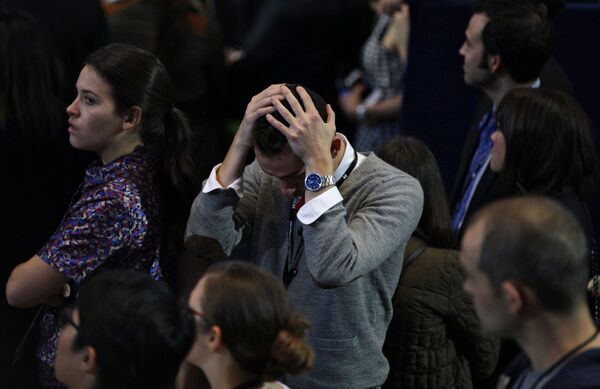 Apoiantes de Hillary desolados com o resultado das eleições - Sputnik Brasil