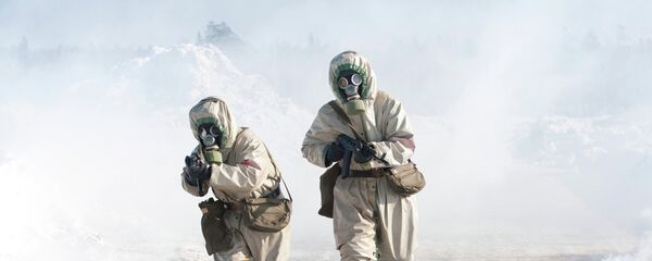 Tropas de Defesa Radiológica, Química e Biológica (foto de arquivo) - Sputnik Brasil