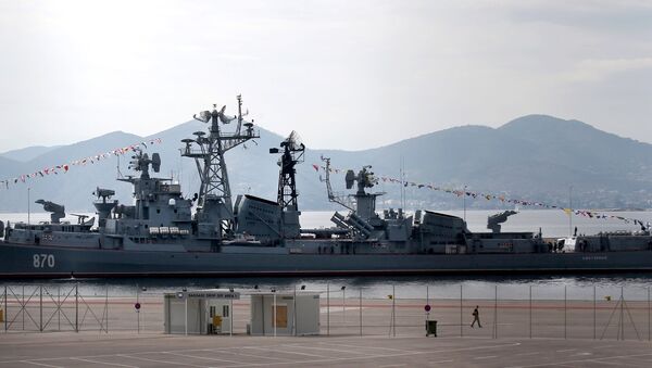 Destoier russo Smetlivy no porto grego de Piraeus, 30 de outubro de 2016 - Sputnik Brasil