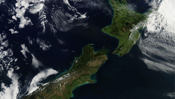 Nova Zelândia vista do espaço - Sputnik Brasil