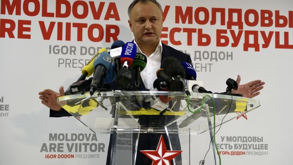 Igor Dodon, presidente eleito da Moldávia - Sputnik Brasil