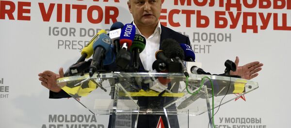 Igor Dodon, presidente eleito da Moldávia - Sputnik Brasil