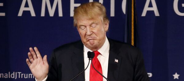 Candidato republicano à presidência (agora, presidente eleito dos EUA ), Donald Trump,  em 7 de dezembro de 2015 - Sputnik Brasil