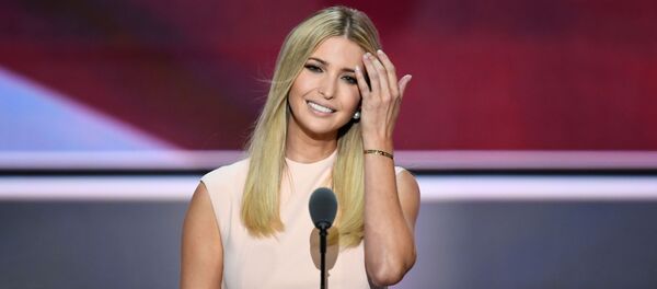 Ivanka antes de discursar na última noite da Convenção Nacional Republicana em Cleveland, Ohio, EUA, 21 de julho de 2016 - Sputnik Brasil