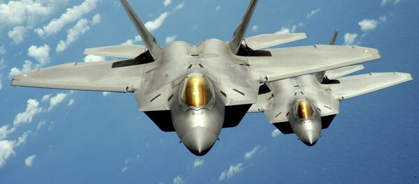 F-22 Raptor da Força Aérea dos EUA F-22 Raptor da Força Aérea dos EUA - Sputnik Brasil
