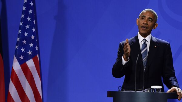Barack Obama discursa em Berlim - Sputnik Brasil