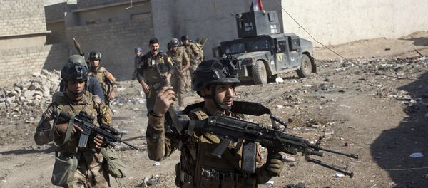 Militares das Forças Especiais do Iraque em Mossul - Sputnik Brasil