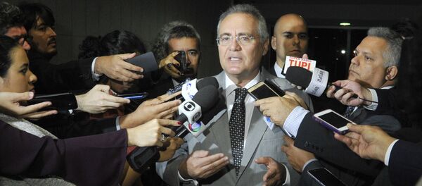 Presidente do Senado Renan Calheiros - Sputnik Brasil