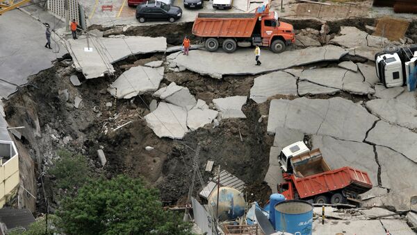 Tragédia na obra de construção da linha 4 do metrô de São Paulo - Sputnik Brasil