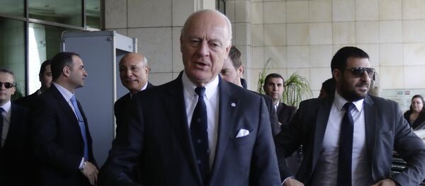 Staffan de Mistura em Damasco - Sputnik Brasil