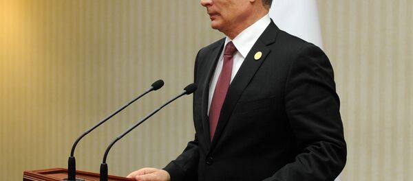 Vladimir Putin conversa com jornalistas depois da cúpula da APEC em Lima, Peru, 20.11.2016 - Sputnik Brasil