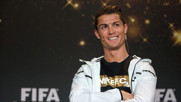 O atacante do Real Madrid, Cristiano Ronaldo, três vezes o melhor jogador do mundo - “Bola de Ouro” - Sputnik Brasil