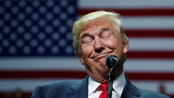 Donald Trump participa do evento de campanha eleitoral em Hershey, Pensilvânia, EUA (foto de arquivo) - Sputnik Brasil