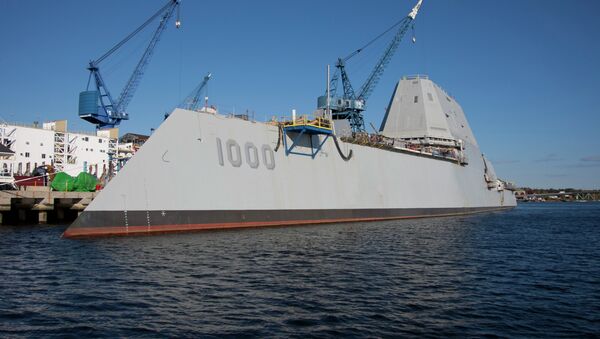The future USS Zumwalt destróier - Sputnik Brasil