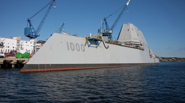 USS Zumwalt Navy destróier - Sputnik Brasil