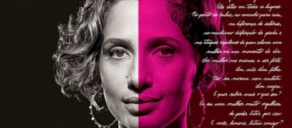 A atriz Camila Pitanga presta apoio a campanha ElesPorElas - Sputnik Brasil