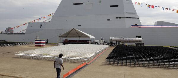 Destróier USS Zumwalt - Sputnik Brasil