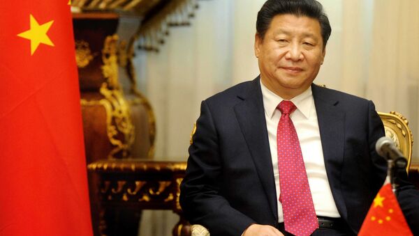 O Presidente Xi Jinping visita o parlamento em Cairo, Egito, 21de janeiro, 2016. - Sputnik Brasil