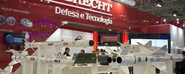 Stand da Odebrecht na LADD 2015 - Sputnik Brasil