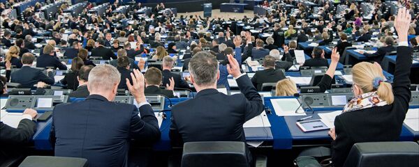 Parlamento Europeu, em Estrasburgo - Sputnik Brasil