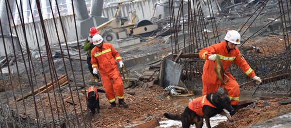Acidente em Fengcheng, China - Sputnik Brasil