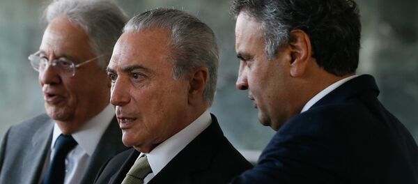 Michel Temer almoça com lideranças do PSDB no Palácio da Alvorada - Sputnik Brasil