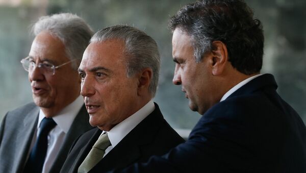 Michel Temer almoça com lideranças do PSDB no Palácio da Alvorada - Sputnik Brasil